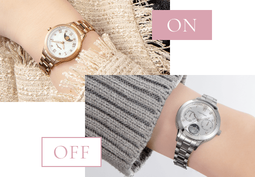 Point2 オンにもオフにも合わせやすいデザインの画像